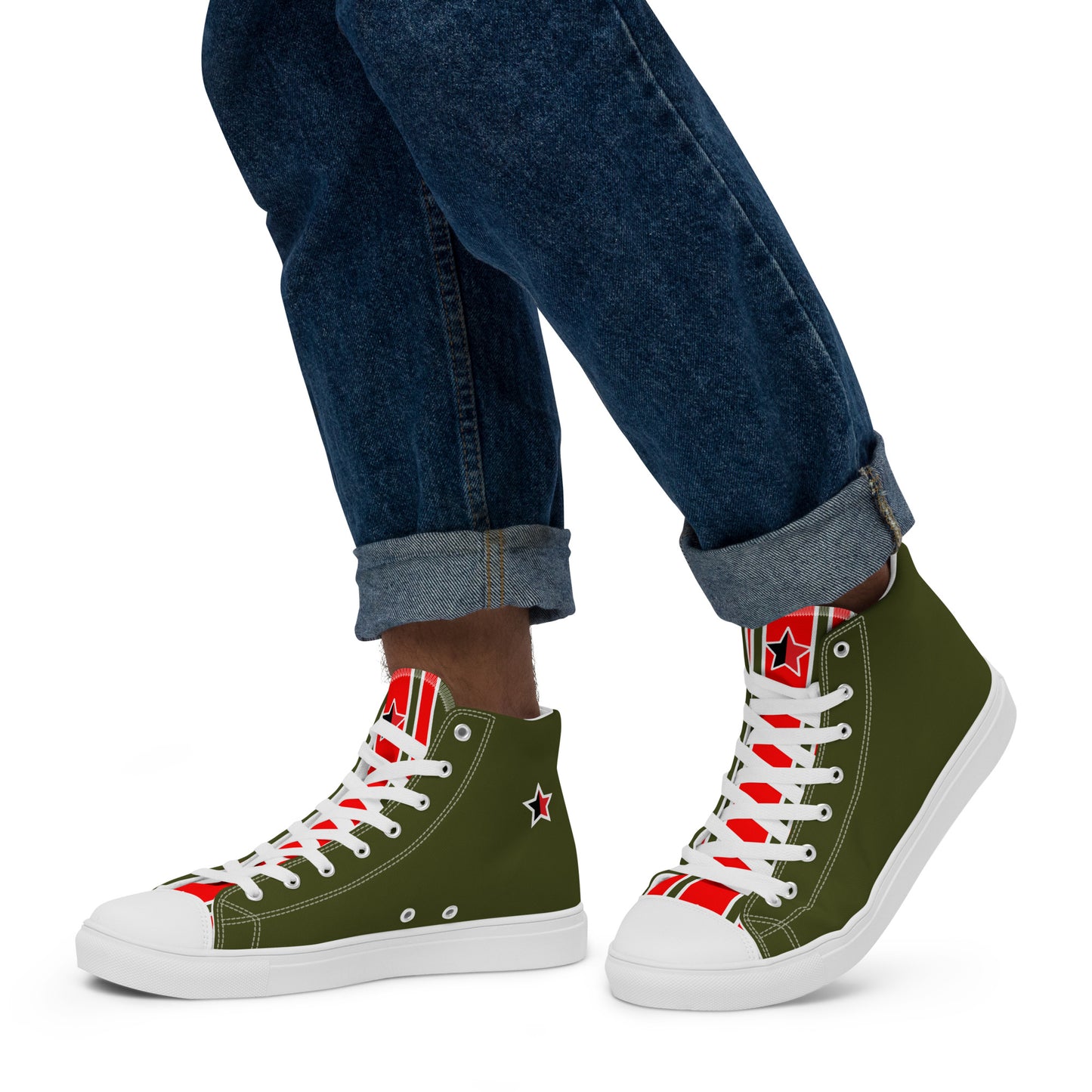 FRENCH 75 | Men’s High Top Canvas Shoes | LIMITED EDITION