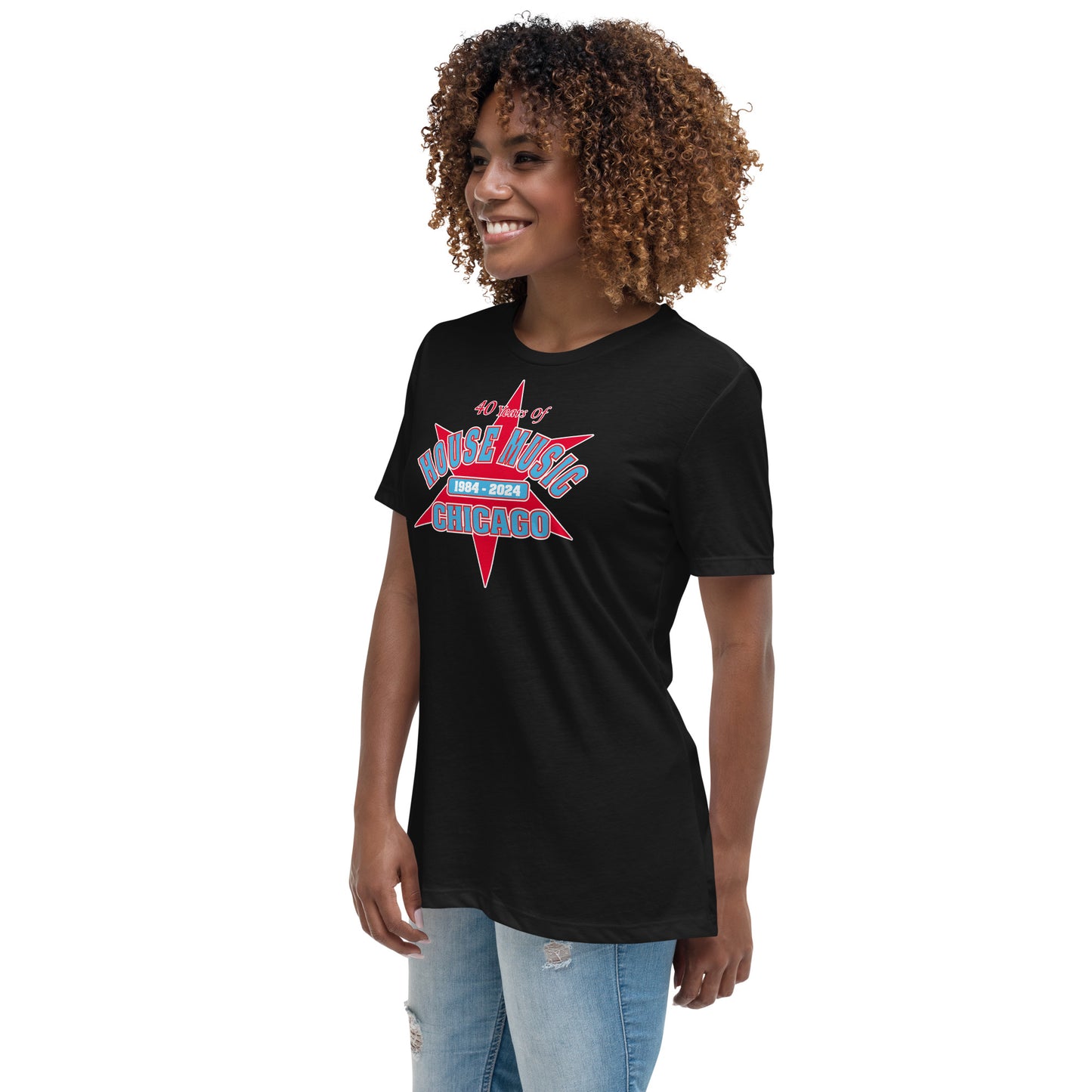 LIMITED EDITION | 40 Years of House Music | Women's Relaxed T-Shirt
